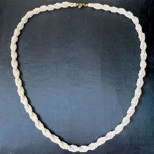 💖 3/$15 Long White Pearl Necklace